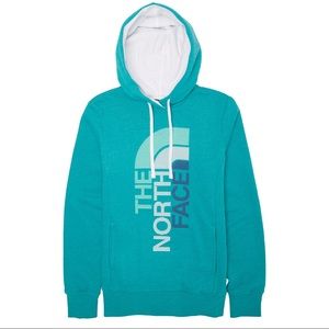 North face teal hoodie